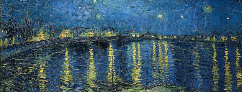 Starry Night over the Rhone, by Van Gogh